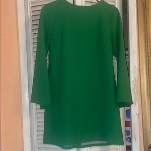 Zara Vibrant Green Long Sleeve Dress